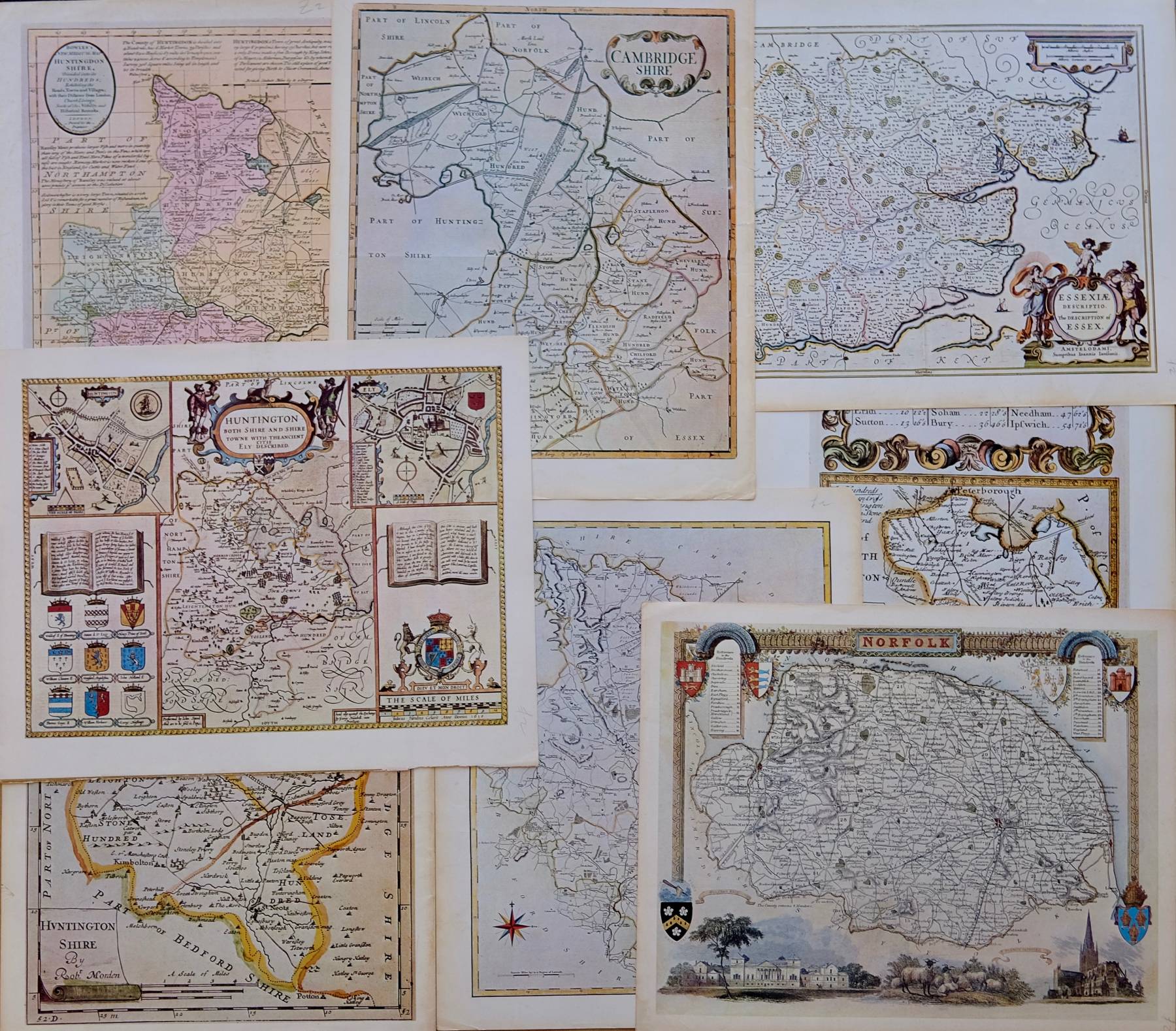 Repro Maps Bundle East England