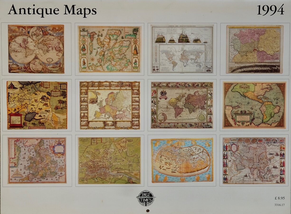 Calendar Antique Maps 1994