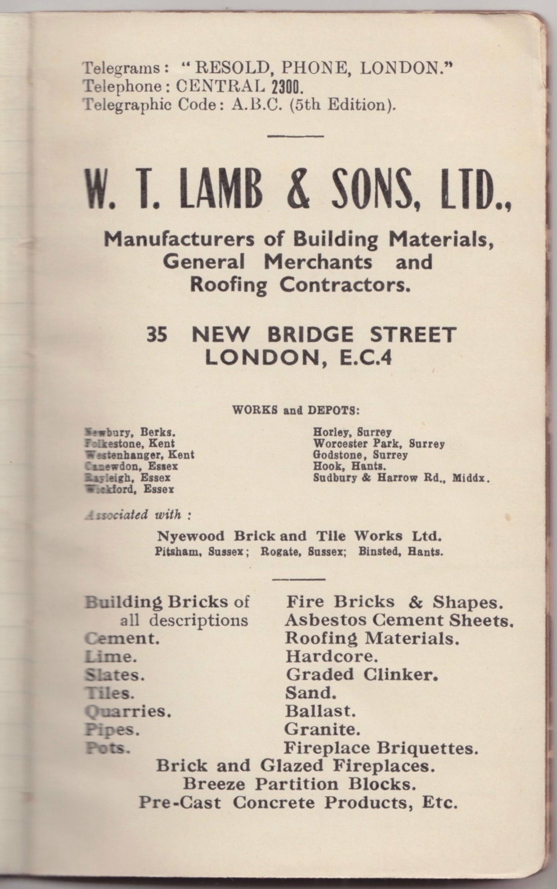 Lamb & Sons Notebook