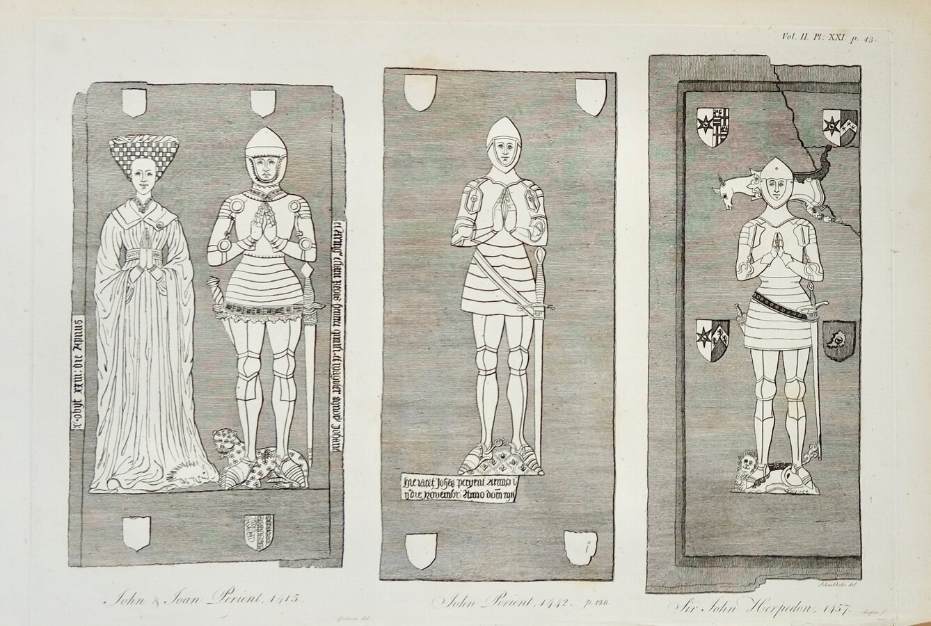 Peryent and Harpedon Brasses