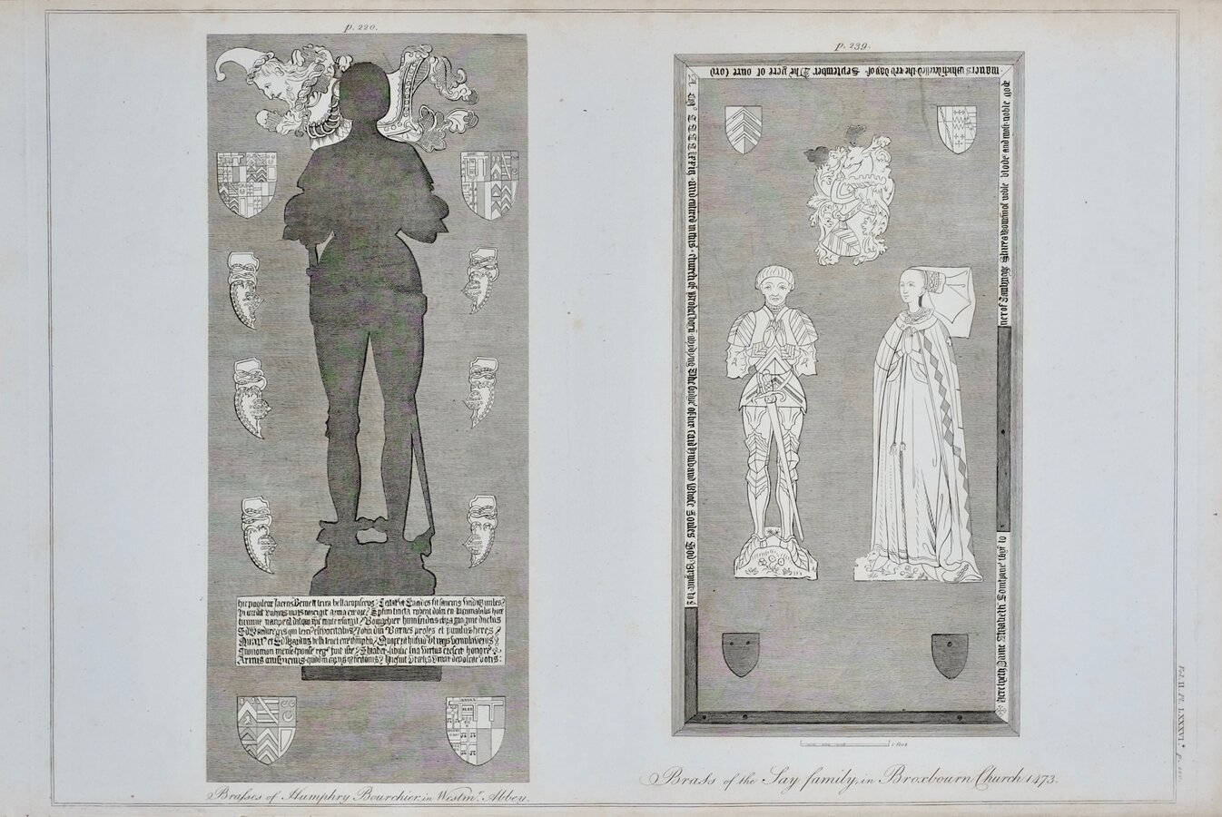 Bourchier and Say Brasses