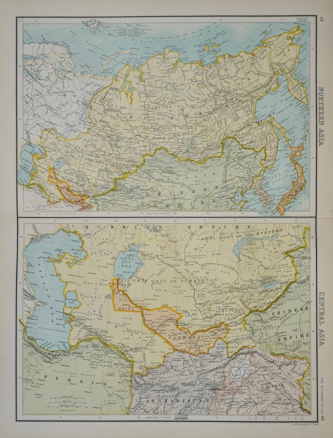 North & Central Asia Bartholomew