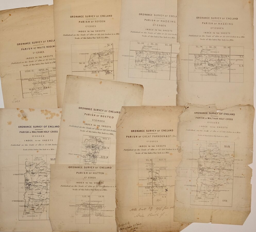 Parish Index Sheets Essex