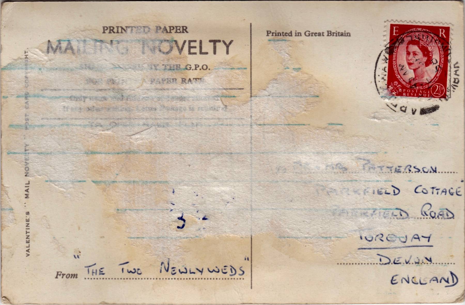 Callander Novelty Postcard