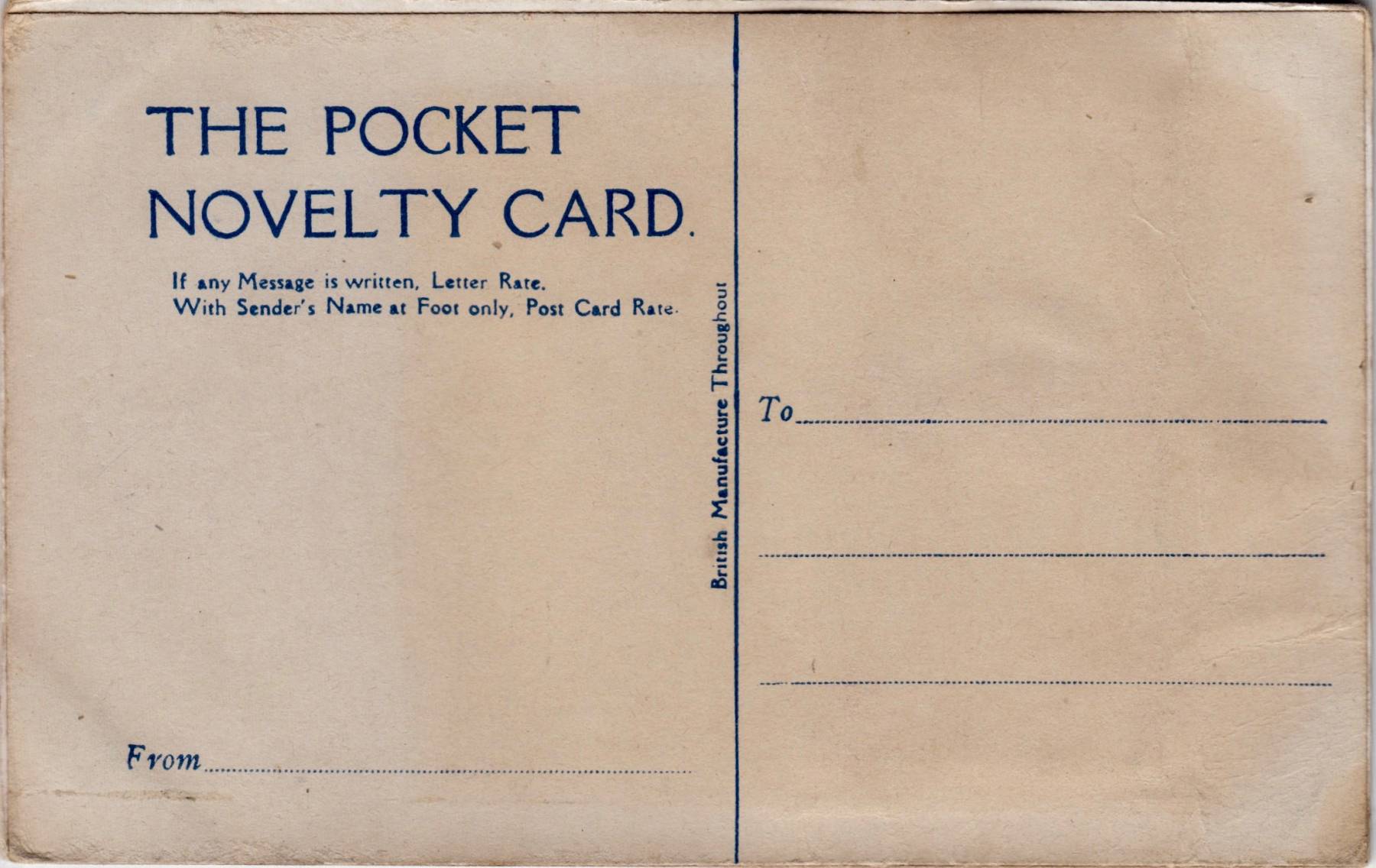London Novelty Postcard