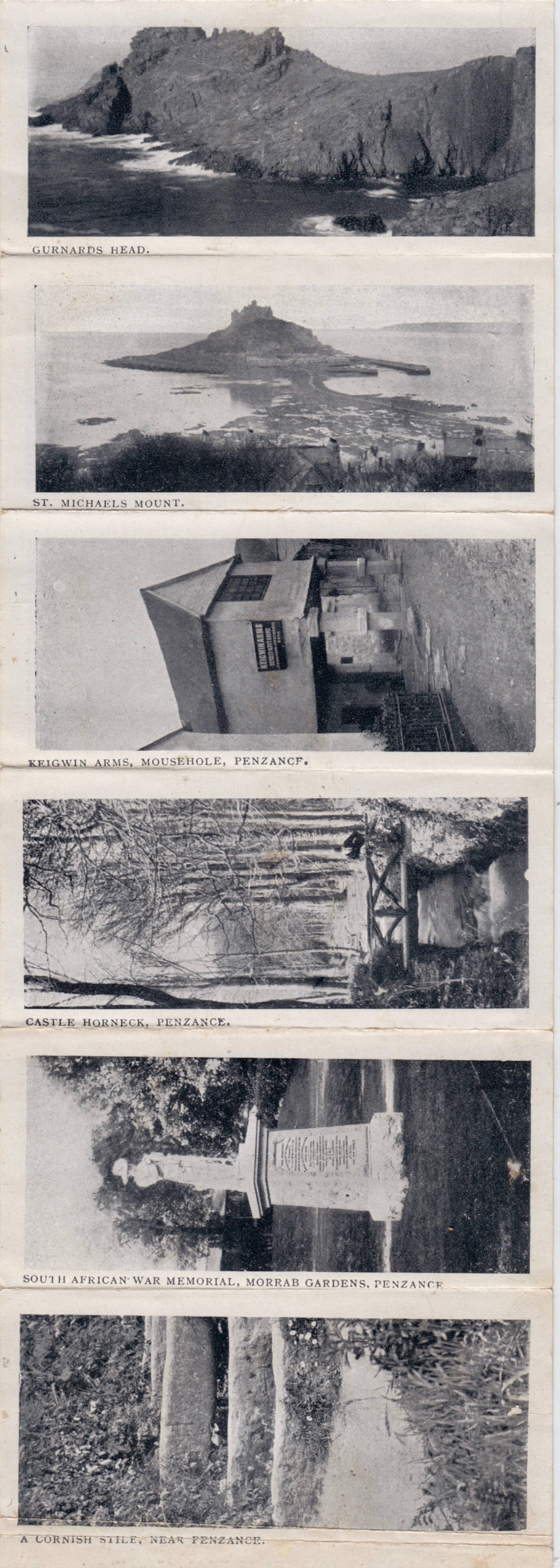 Penzance Novelty Postcard