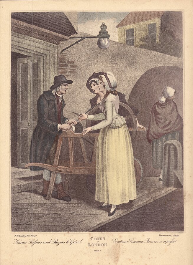 Cries of London Knives Scissors and Razors to Grind