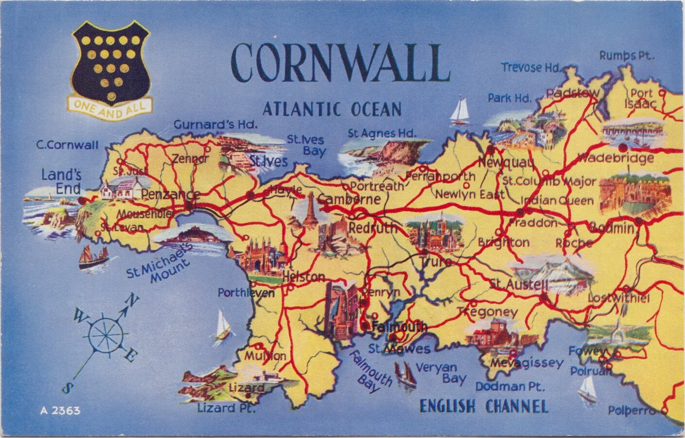 Cornwall Postcard