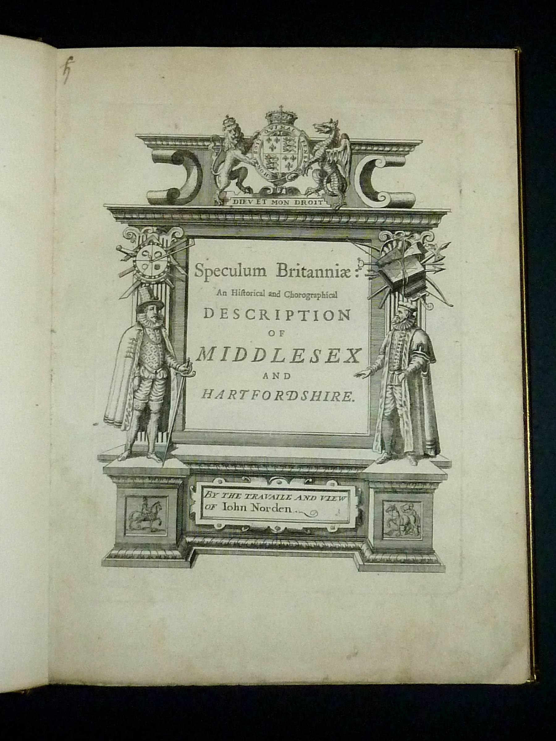 Senex Norden Speculum Middlesex & Hertfordshire