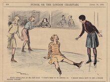 Punch Cartoon Ice Skating