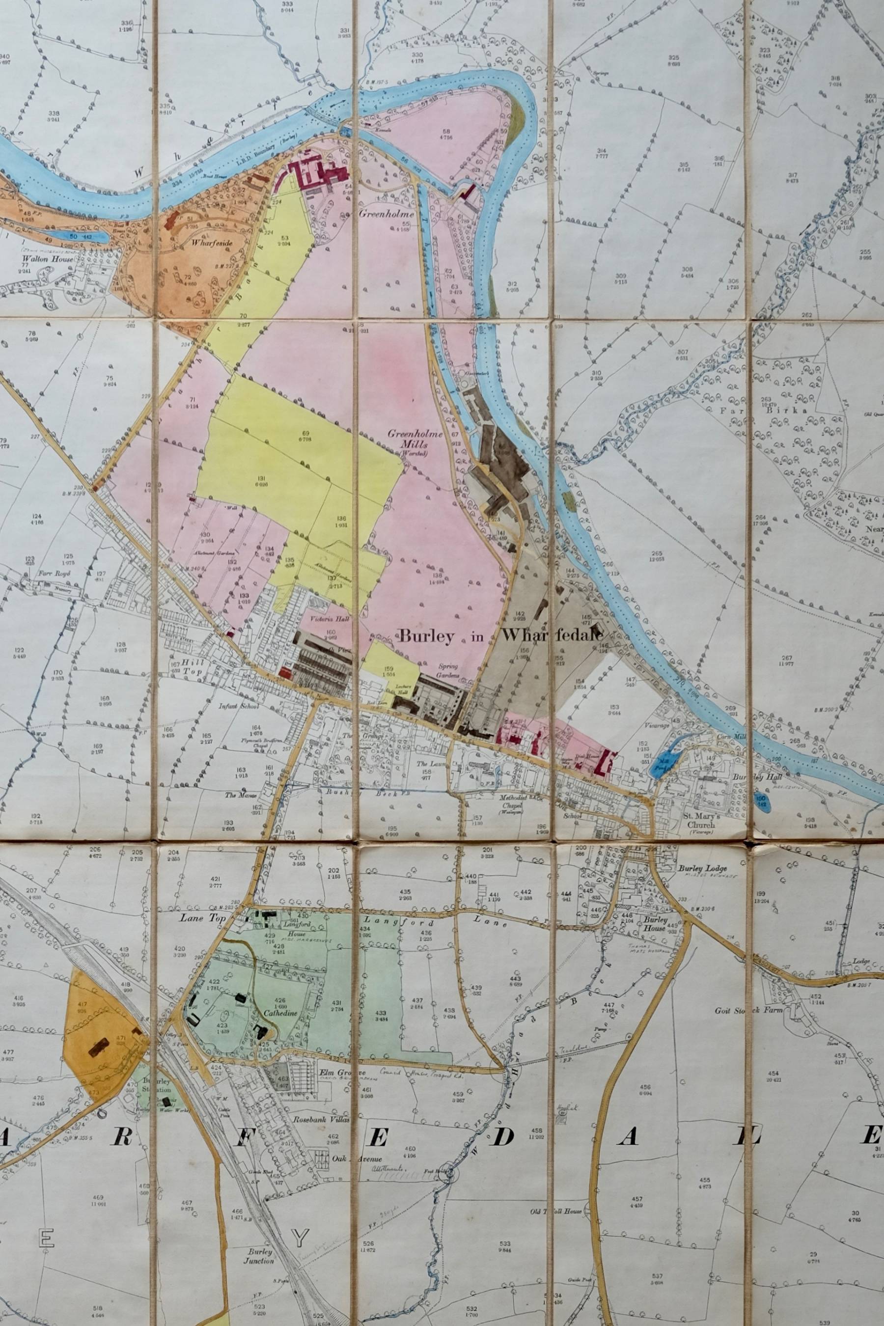 Burley Yorkshire 1:2500