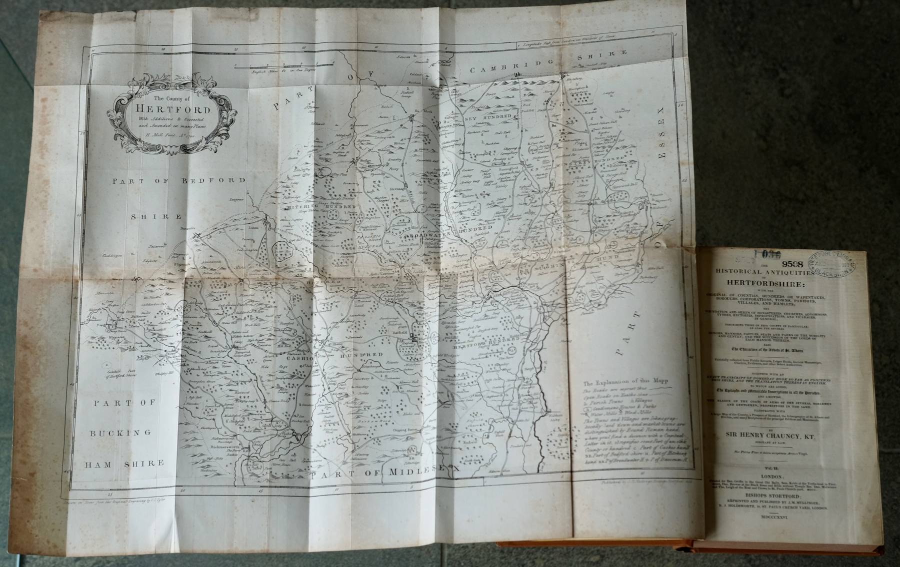 History of Hertfordshire by Chauncy