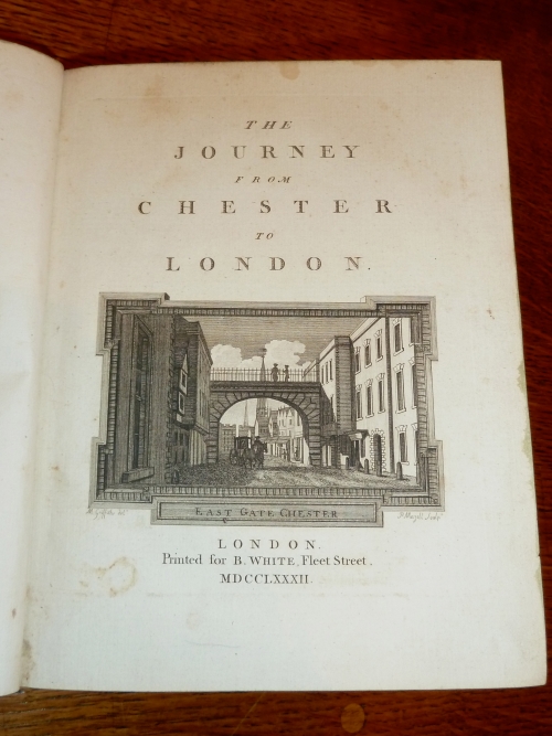The Journey Chester to London by Thomas Pennant
