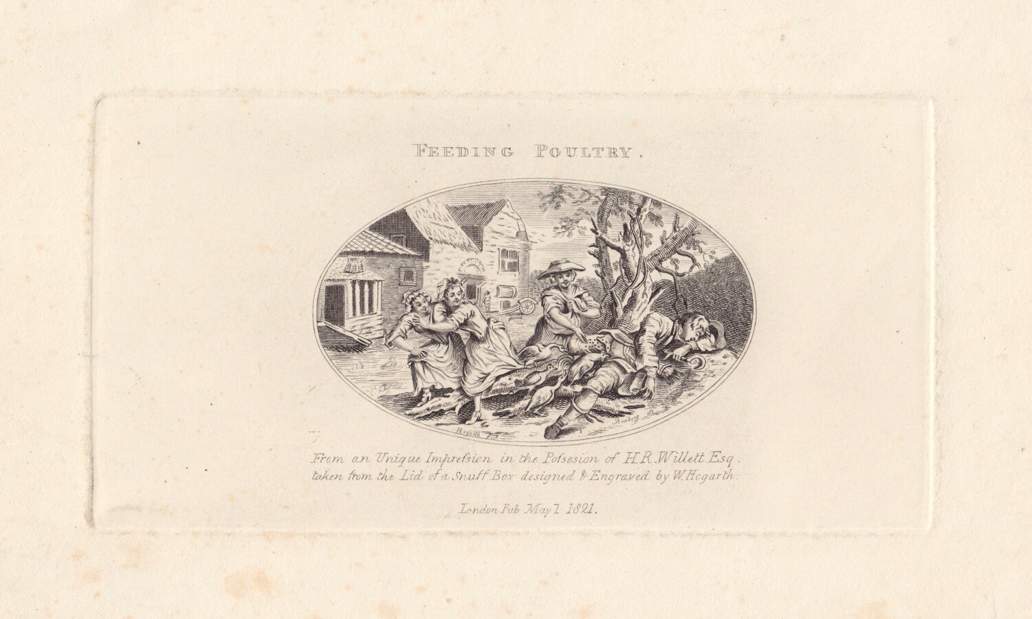 Hogarth Feeding Poultry