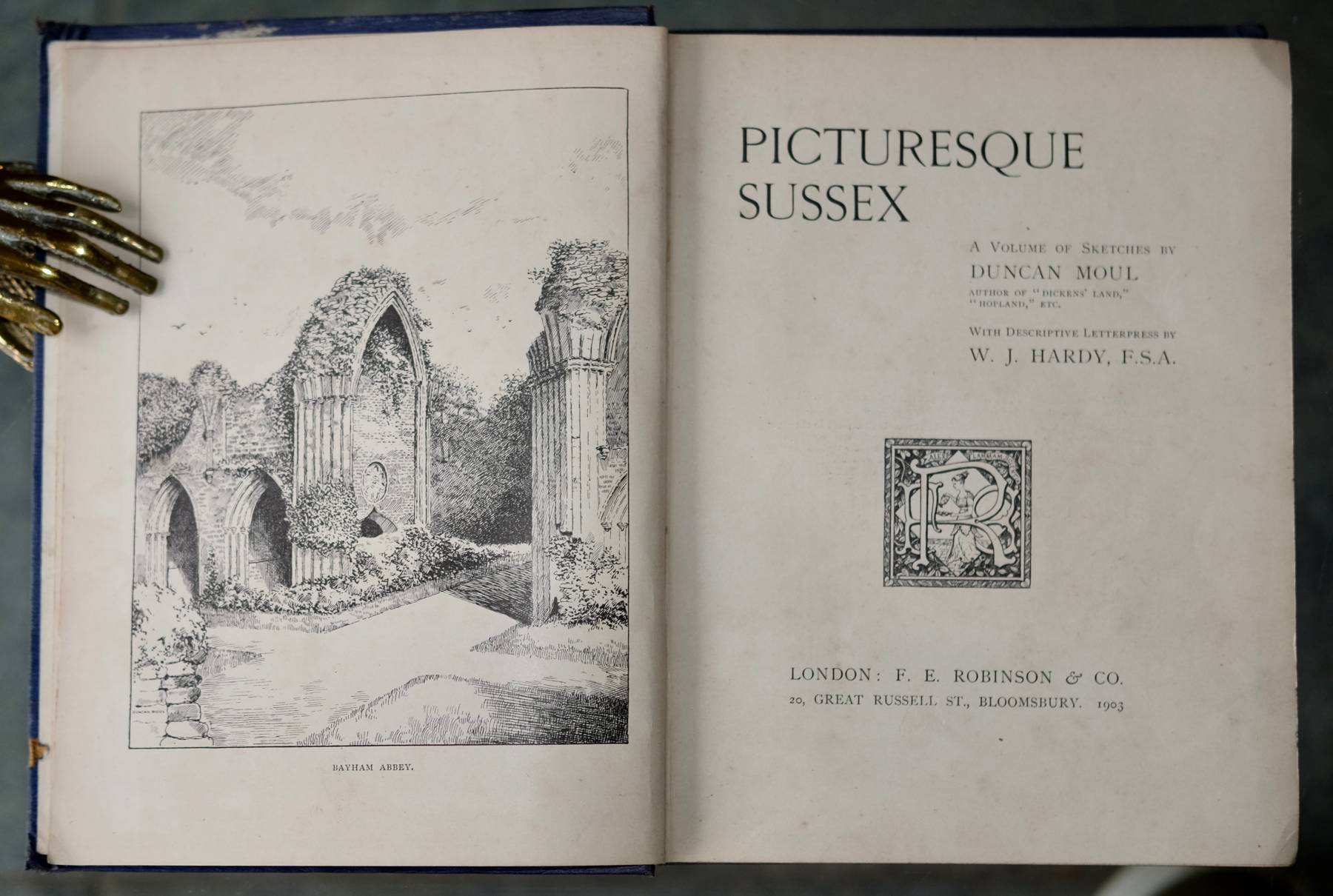 Picturesque Sussex by W J Hardy