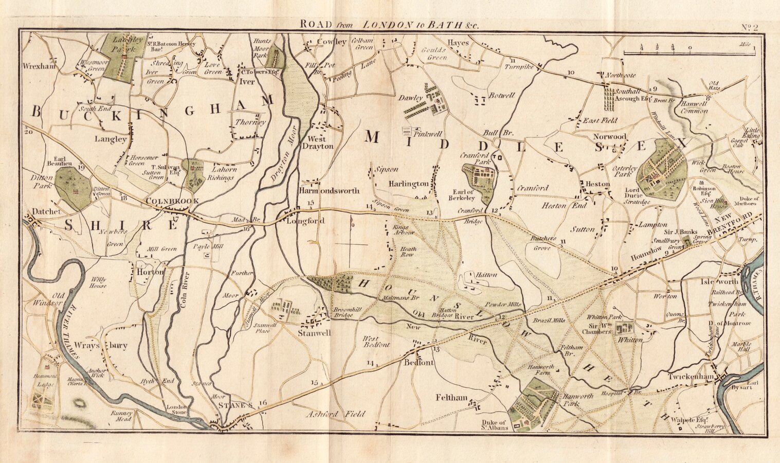 London to Bath Brentford Staines