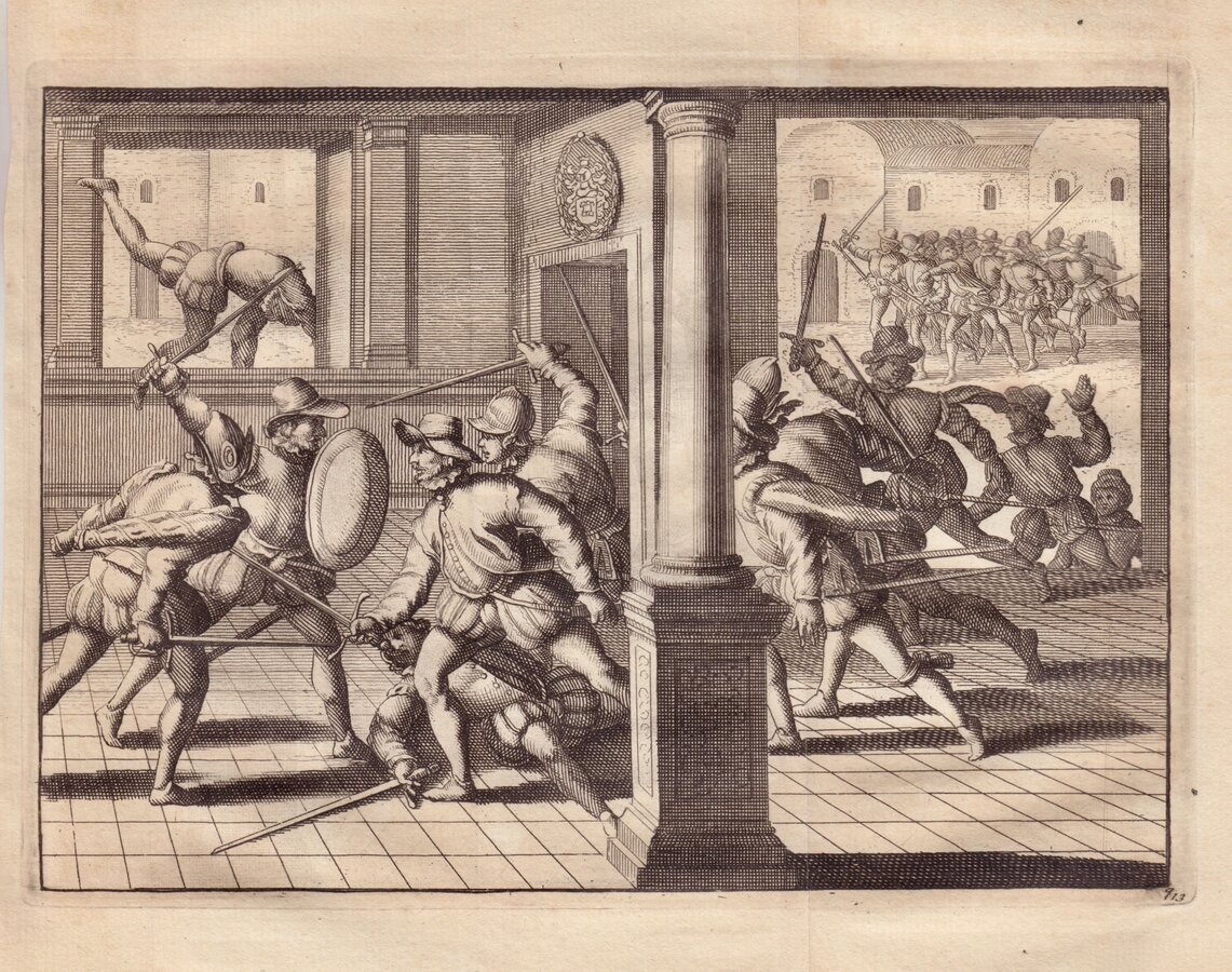 Pizarro killed by El Mozo 