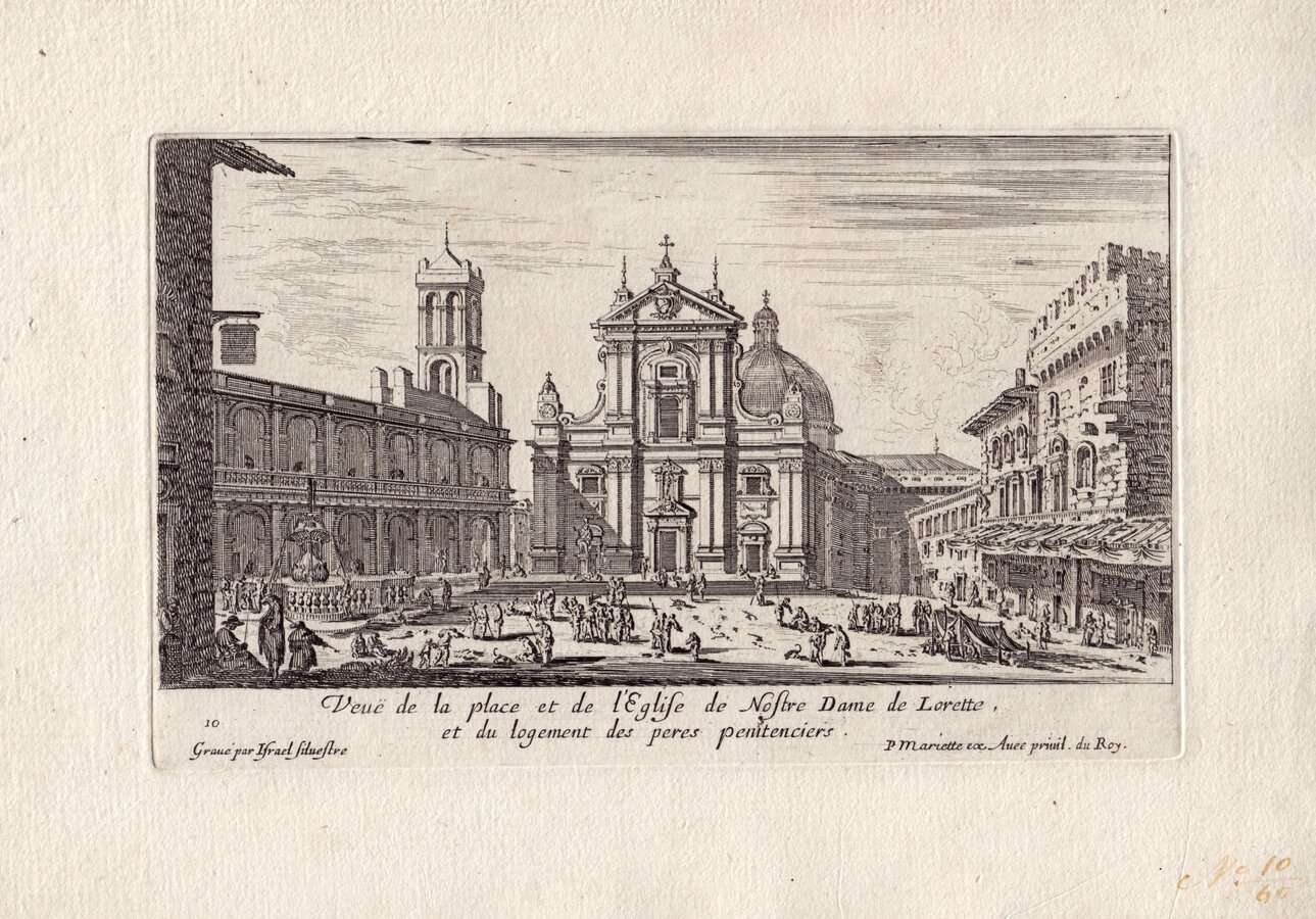 Piazza della Madonna Loreto Italy
