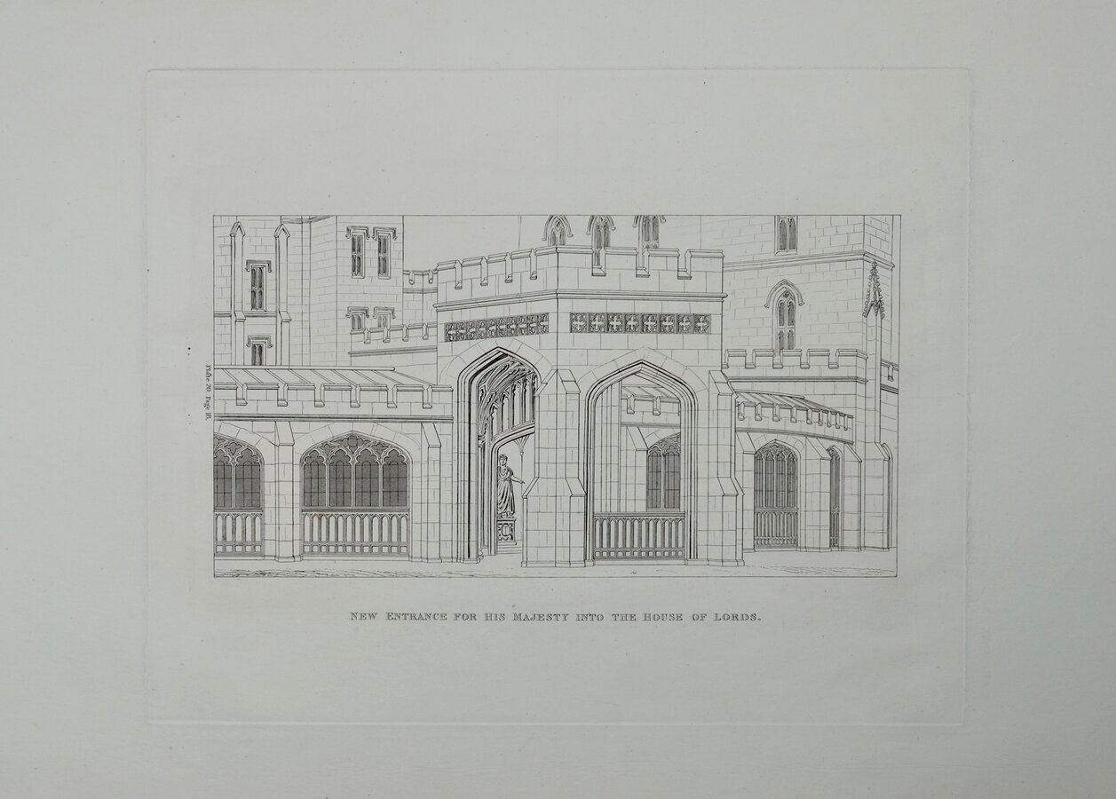 Sir John Soane. New Entrance House of Lords