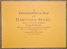 Hertfordshire Dury & Andrews Facsimile