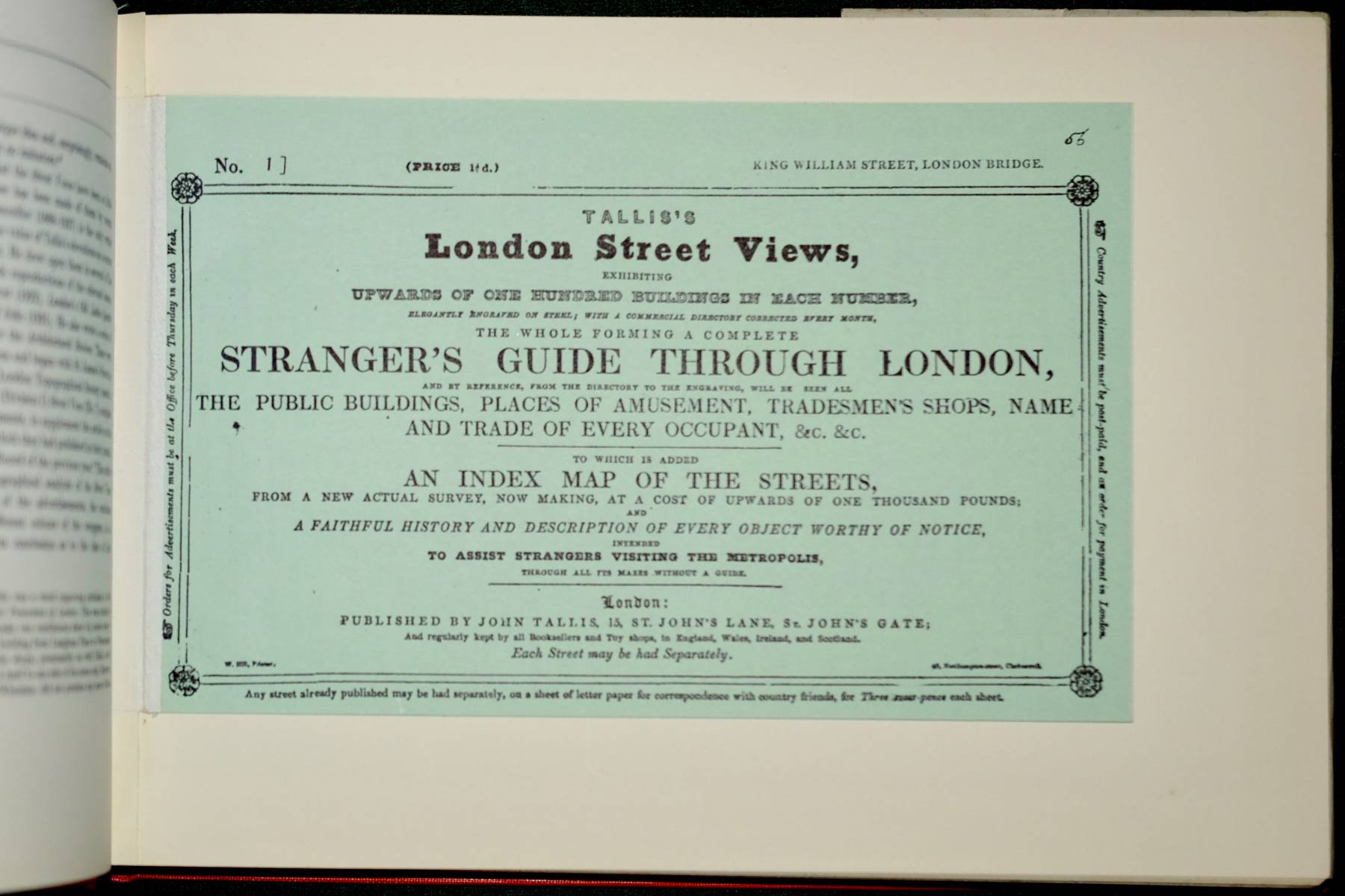 Tallis London Street Views