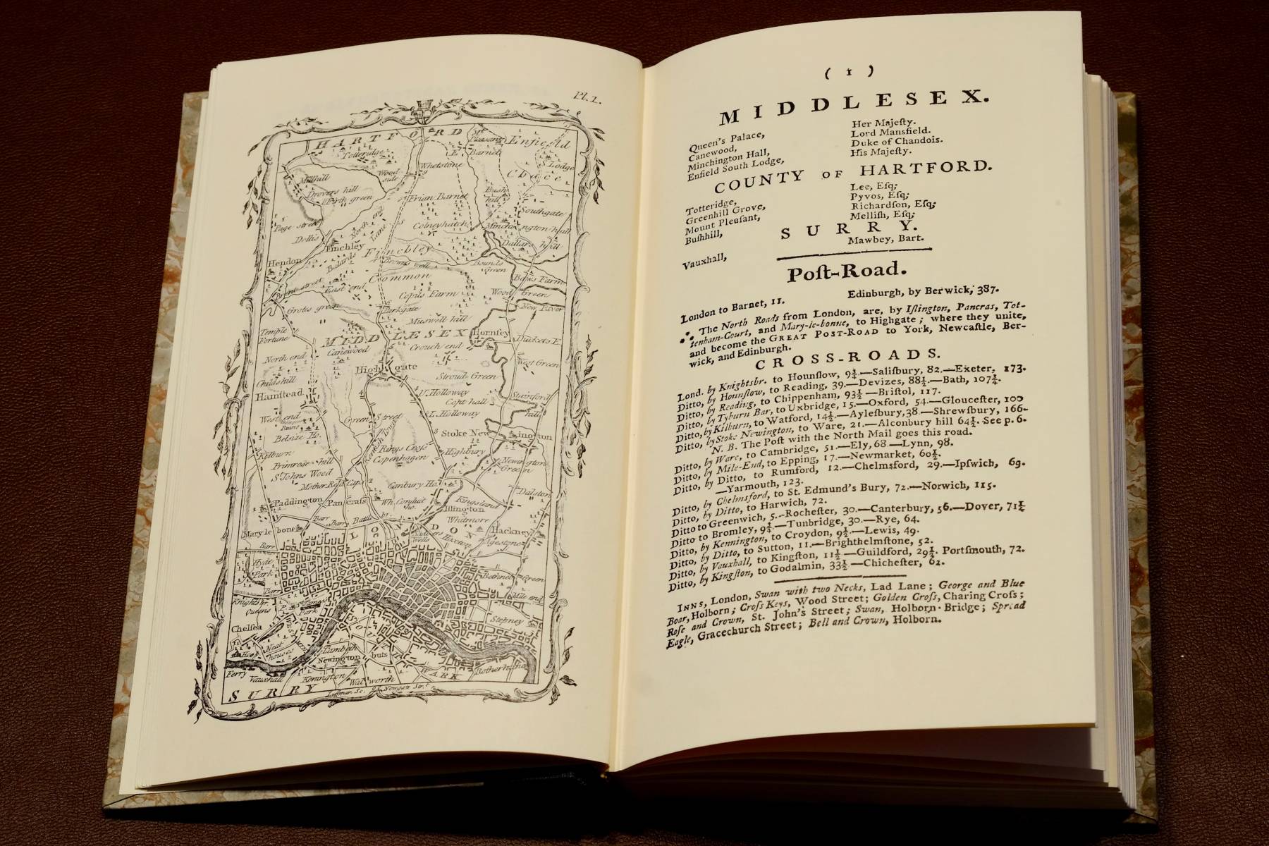 London to Edinburgh Armstrong Facsimile